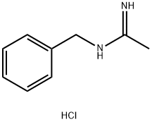 ETHANIMIDAMIDE, N-(PHENYLMETHYL)-, HYDROCHLORIDE (1:1), 19673-09-7, 结构式