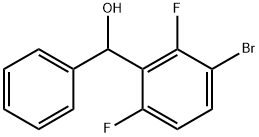 (3-bromo-2,6-difluorophenyl)(phenyl)methanol 结构式