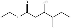 ethyl 3-hydroxy-4-methylhexanoate Structure