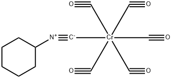 Chromium, pentacarbonyl[(isocyano-κC)cyclohexane]-, (OC-6-21)- Structure