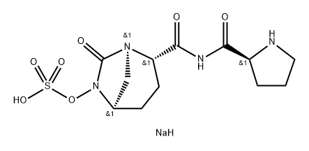 SULFURIC ACID, MONO[(1R,2S,5R)-7-OXO-2-[[[(2S)- 2-PYRROLIDINYLCARBONYL]AMINO]CARBONYL]-1,6- DIAZABIC,1972592-07-6,结构式