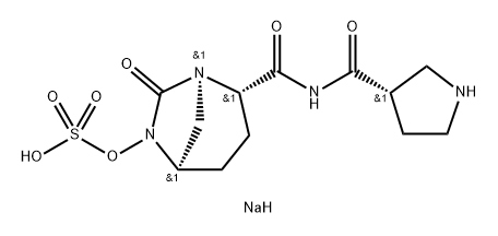 SULFURIC ACID, MONO[(1R,2S,5R)-7-OXO-2-[[[(3S)- 3-PYRROLIDINYLCARBONYL]AMINO]CARBONYL]-1,6- DIAZABIC,1972592-08-7,结构式