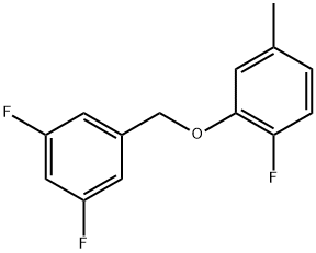 2-[(3,5-Difluorophenyl)methoxy]-1-fluoro-4-methylbenzene Structure