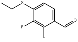 4-(ethylthio)-2,3-difluorobenzaldehyde|