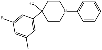 4-(3-Fluoro-5-methylphenyl)-1-phenyl-4-piperidinol Structure