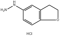 2,3-dihydro-1-benzofuran-5-ylhydrazine hydrochloride Structure