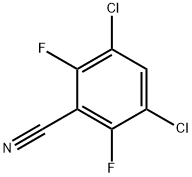 3,5-dichloro-2,6-difluorobenzonitrile 结构式