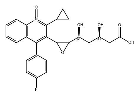 Pitavastatin Impurity 24 Sodium Salt 化学構造式