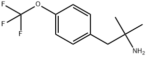 Benzeneethanamine, α,α-dimethyl-4-(trifluoromethoxy)- Structure