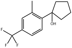 1-(2-methyl-4-(trifluoromethyl)phenyl)cyclopentanol|