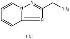 [1,2,4]Triazolo[1,5-a]pyridine-2-methanamine, hydrochloride (1:1) Structure