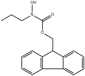 Carbamic acid, hydroxypropyl-, 9H-fluoren-9-ylmethyl ester (9CI) Struktur