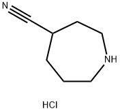 azepane-4-carbonitrile hydrochloride Struktur