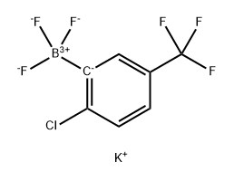 POTASSIUM (5-CHLORO-2-(TRIFLUOROMETHYL)PHENYL)TRIFLUOROBO, 1985700-40-0, 结构式