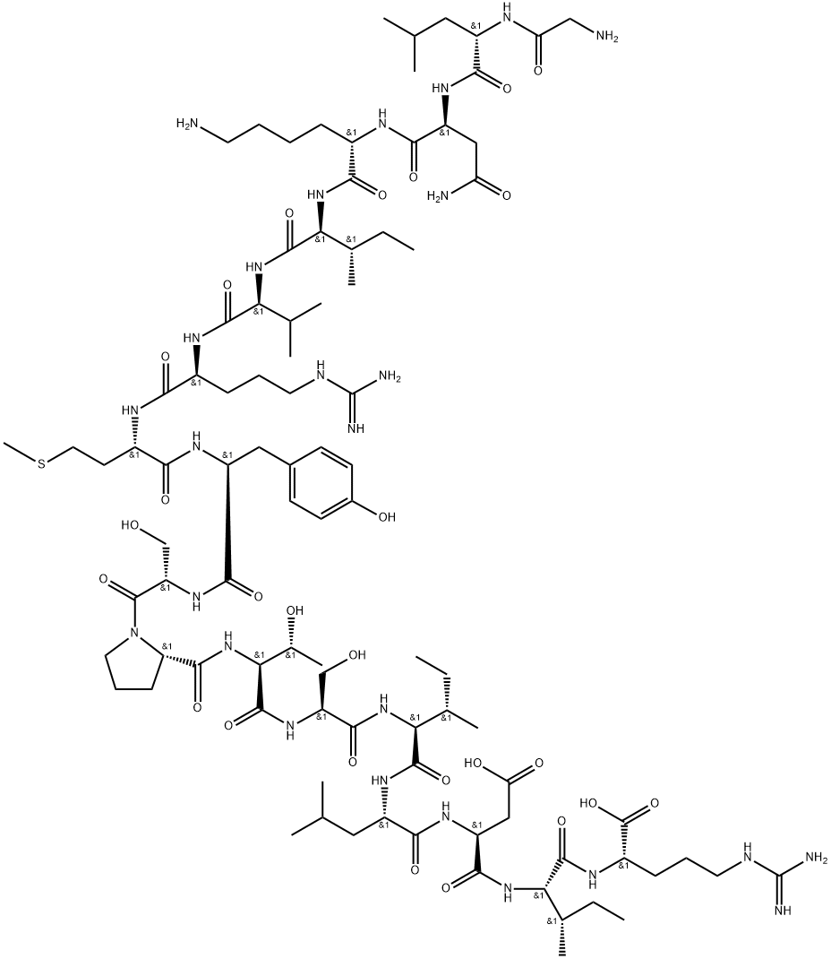 HIV-1 gag Protein p24 (194-210),198636-98-5,结构式