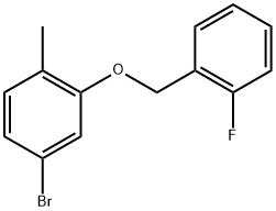 1986772-68-2 4-bromo-2-((2-fluorobenzyl)oxy)-1-methylbenzene