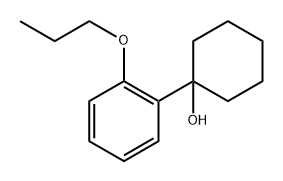 1-(2-propoxyphenyl)cyclohexanol 化学構造式