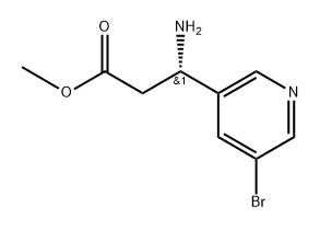 198959-58-9 3-Pyridinepropanoic acid, β-amino-5-bromo-, methyl ester, (βS)-