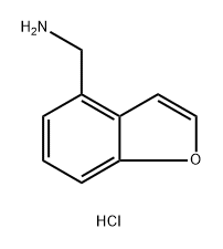 (1-benzofuran-4-yl)methanamine hydrochloride Structure