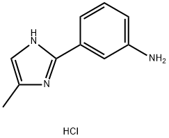 3-(5-methyl-1H-imidazol-2-yl)aniline dihydrochloride Structure