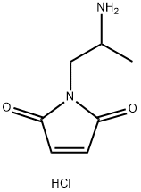 1-(2-氨基丙基)-1H-吡咯-2,5-二酮盐酸盐, 1989792-84-8, 结构式