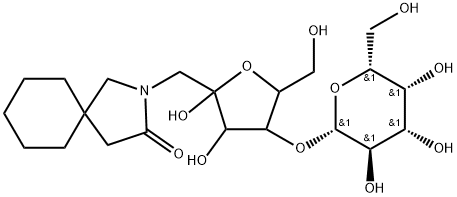 加巴喷丁乳糖加合物,1990449-64-3,结构式