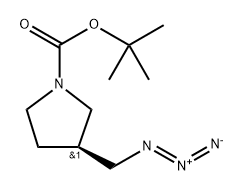 1-Pyrrolidinecarboxylic acid, 3-(azidomethyl)-, 1,1-dimethylethyl ester, (3S)-|