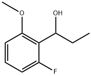 1-(2-fluoro-6-methoxyphenyl)propan-1-ol Struktur