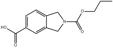 2-(propoxycarbonyl)isoindoline-5-carboxylicacid,1993122-78-3,结构式