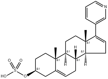 Abiraterone Sulfate Sodium Salt 化学構造式