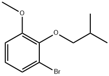 1-bromo-2-isobutoxy-3-methoxybenzene Struktur