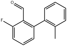3-fluoro-2'-methyl-[1,1'-biphenyl]-2-carbaldehyde Structure