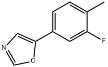 5-(3-Fluoro-4-methylphenyl)oxazole Structure