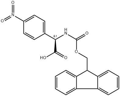 Fmoc-D-Phg(4-NO2)-OH 化学構造式