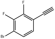 1-bromo-4-ethynyl-2,3-difluorobenzene Structure