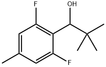 1-(2,6-difluoro-4-methylphenyl)-2,2-dimethylpropan-1-ol Structure