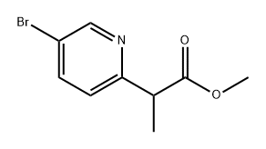 2-(5-溴吡啶-2-基)丙酸甲酯, 2002051-78-5, 结构式