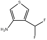 3-Thiophenamine, 4-(difluoromethyl)- Struktur