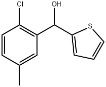 (2-chloro-5-methylphenyl)(thiophen-2-yl)methanol Structure