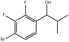 1-(4-bromo-2,3-difluorophenyl)-2-methylpropan-1-ol Structure