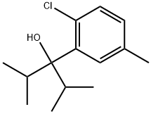 2-Chloro-5-methyl-α,α-bis(1-methylethyl)benzenemethanol,2004366-95-2,结构式