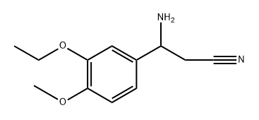 Benzenepropanenitrile, ba-amino-3-ethoxy-4-methoxy- (9CI) 结构式