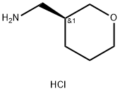 2H-Pyran-3-methanamine, tetrahydro-, hydrochloride (1:1), (3S)- Structure