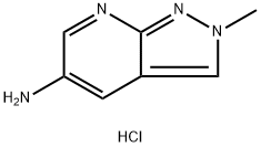 2H-Pyrazolo[3,4-b]pyridin-5-amine, 2-methyl-, hydrochloride (1:1)|2H-Pyrazolo[3,4-b]pyridin-5-amine, 2-methyl-, hydrochloride (1:1)