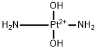 Platinum(2+), diamminediaqua-, ion, cis- 化学構造式