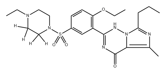 Vardenafil-d4 Structure