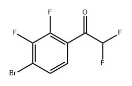 1-(4-Bromo-2,3-difluorophenyl)-2,2-difluoroethanone Structure