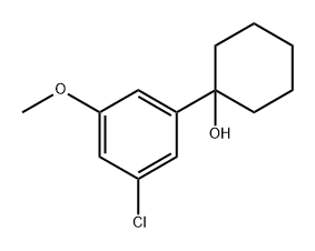 1-(3-chloro-5-methoxyphenyl)cyclohexanol Structure