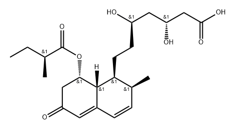 普伐他汀6'-酮 结构式