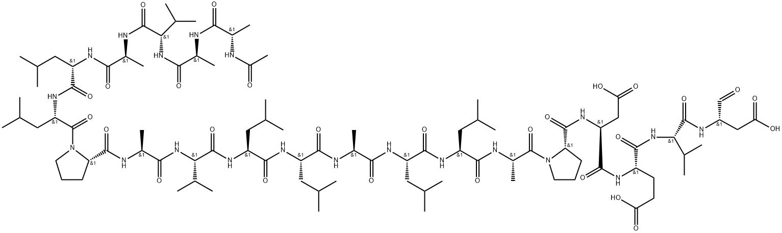 Cell-permeable Caspase-3 Inhibitor I trifluoroacetate salt Structure